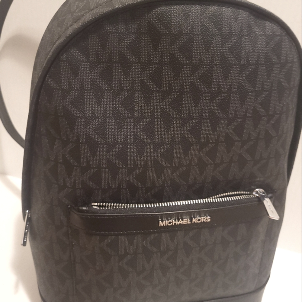 MICHAEL KORS Morgan Signature Backpack Admiral Canvas